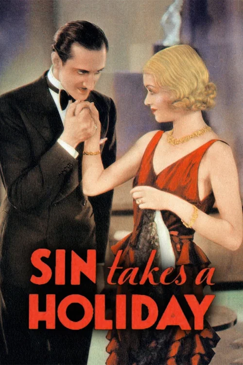 Movie poster for Sin Takes a Holiday (1930)