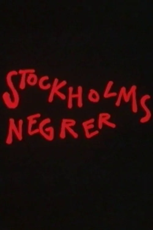 Movie poster for Stockholms negrer (1986)