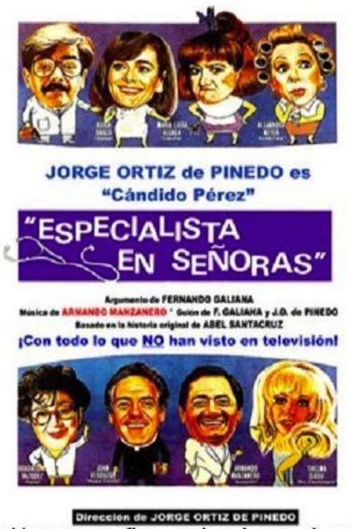 Movie poster for Candido Perez, Specialist in Women (1991)