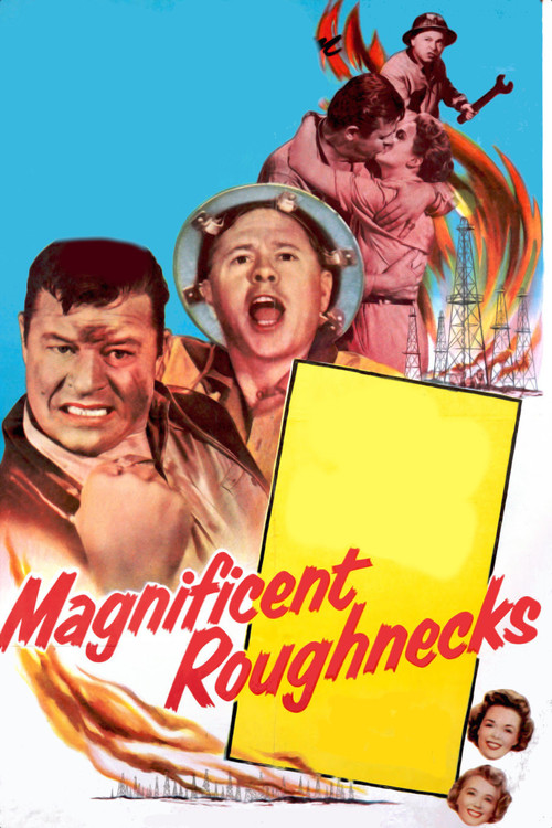 Movie poster for Magnificent Roughnecks (1956)