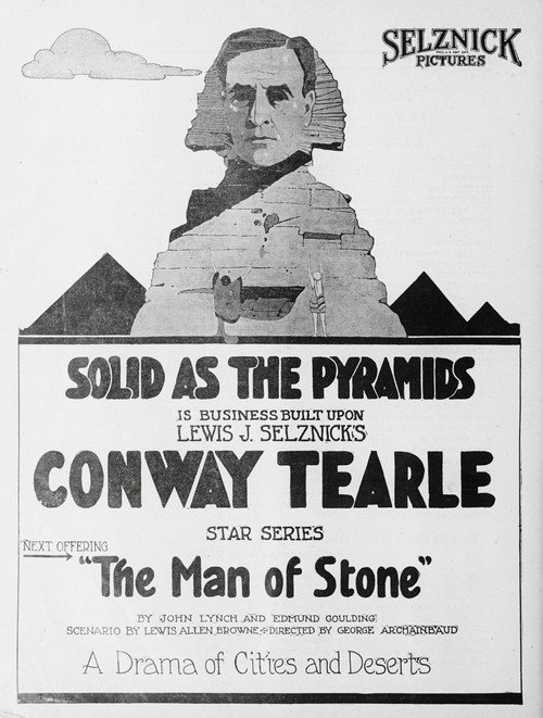 Movie poster for A Man of Stone (1921)