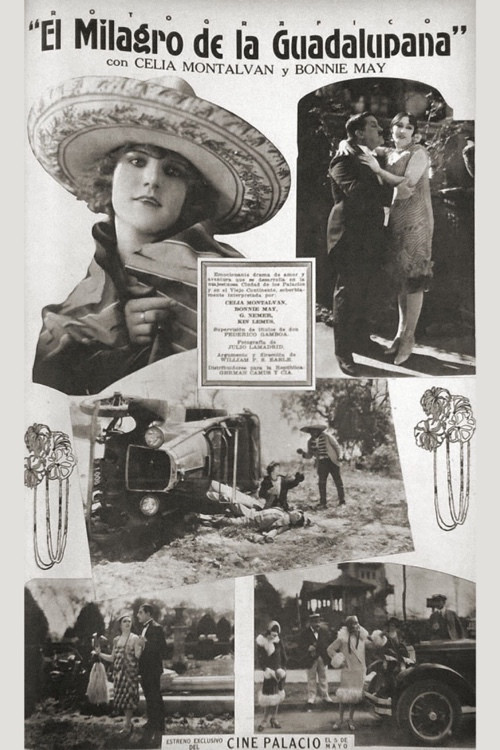 Movie poster for Milagros de la Guadalupana (1926)