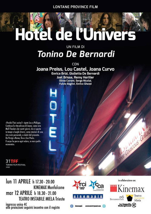 Movie poster for Hotel de l'Univers (2013)