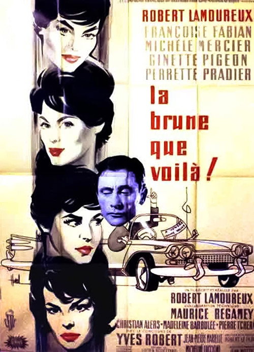 Movie poster for There Is the Brunette (1958)