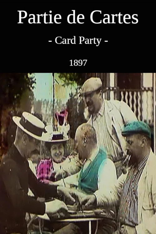 Movie poster for Partie de cartes (1897)