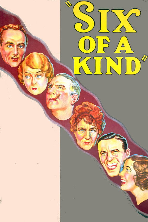 Movie poster for Six of a Kind (1934)