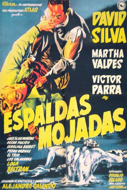 Movie poster for Espaldas mojadas (1955)