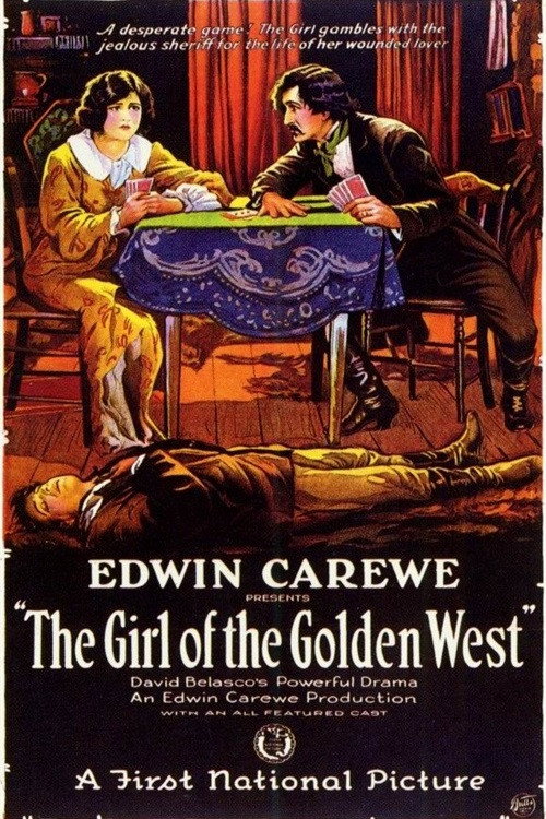 Movie poster for The Girl of the Golden West (1923)