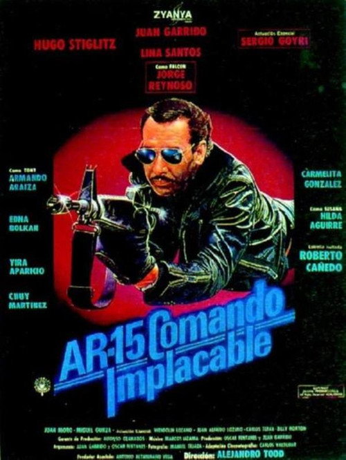 Movie poster for AR-15: Relentless Command (1988)