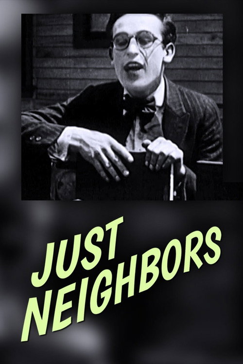 Movie poster for Just Neighbors (1919)