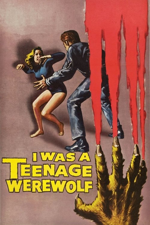 Movie poster for I Was a Teenage Werewolf (1957)
