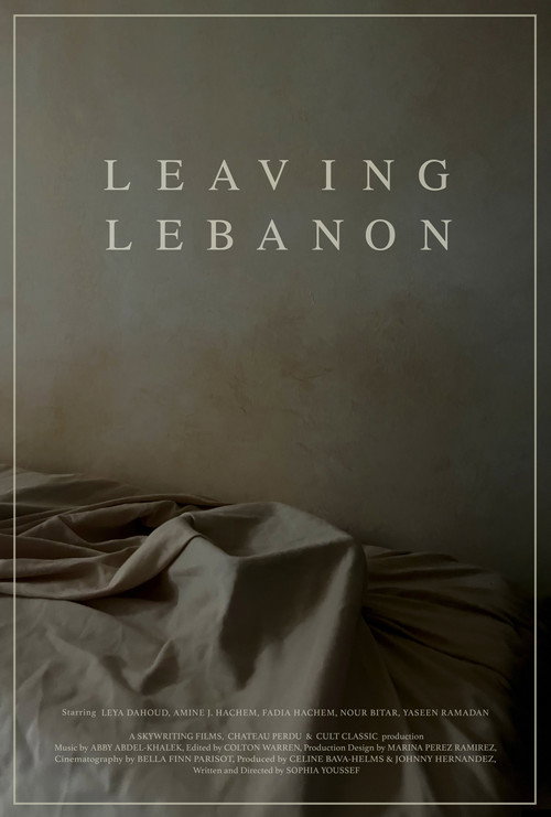 Movie poster for Leaving Lebanon (2024)