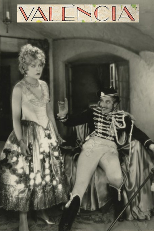 Movie poster for Valencia (1926)