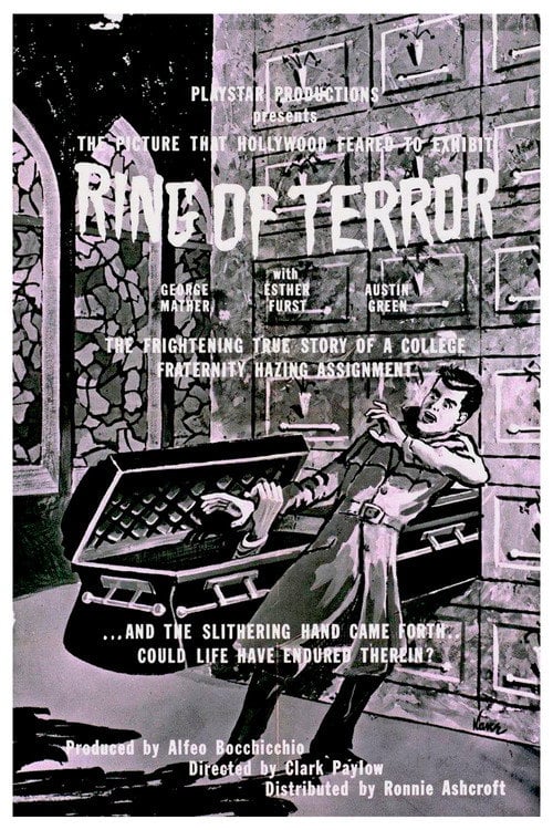 Movie poster for Ring of Terror (1961)