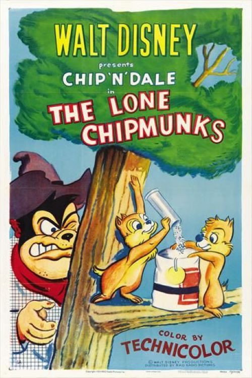 Movie poster for The Lone Chipmunks (1954)