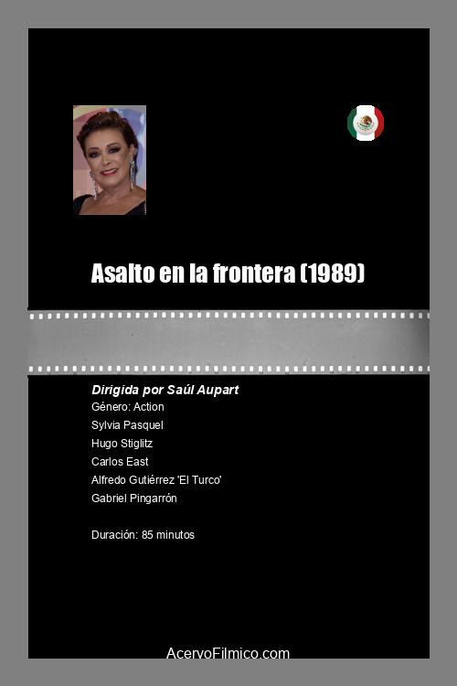 Movie poster for Asalto en la frontera (1989)
