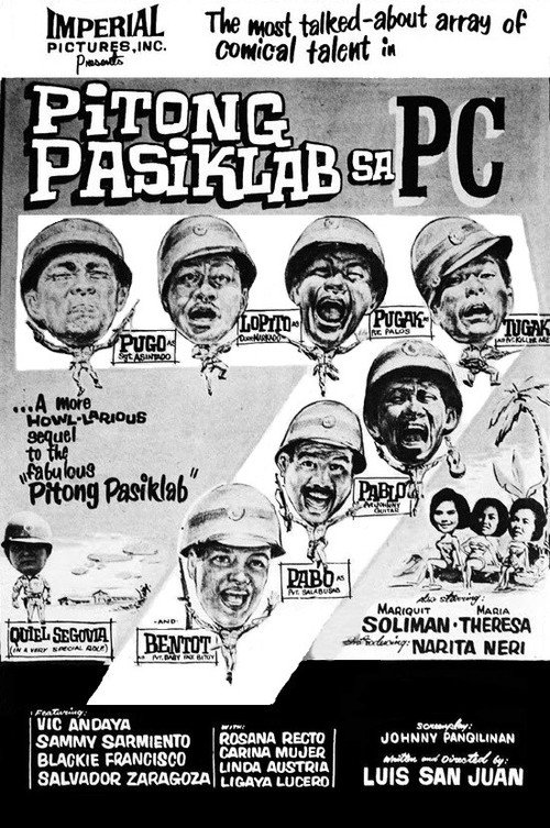 Movie poster for Pitong Pasiklab Sa PC (1962)