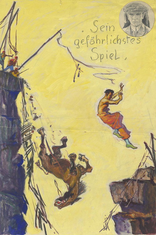 Movie poster for Sein gefährlichstes Spiel (1927)