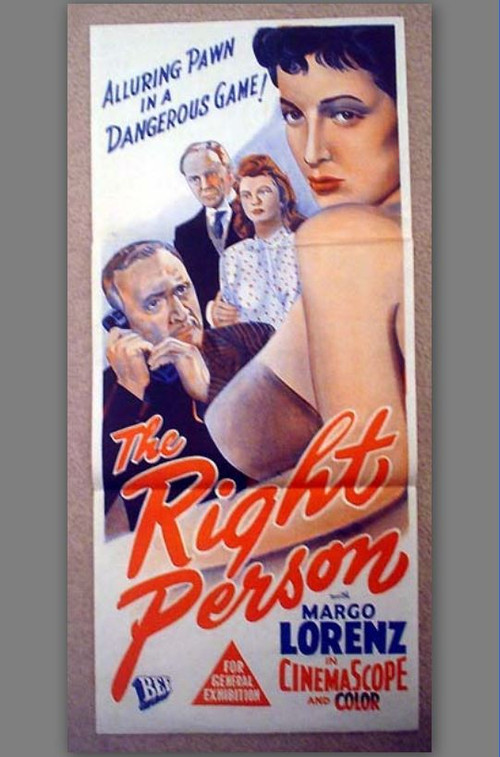 Movie poster for The Right Person (1955)