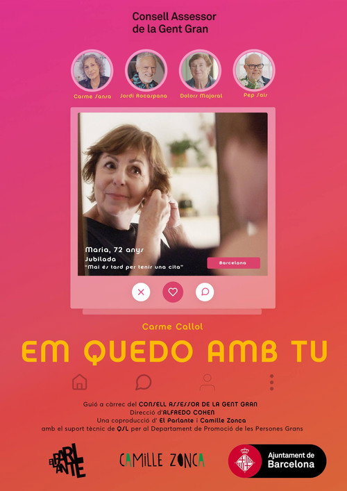 Movie poster for Em quedo amb tu