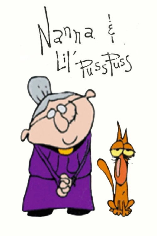 Nanna & Lil' Puss Puss in 'the Honeymoonies' poster