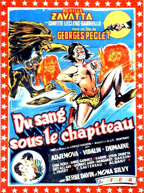 Movie poster for Du sang sous le chapiteau (1957)