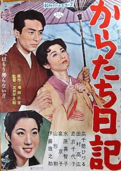 Movie poster for Diary of Forsaken Love (1959)