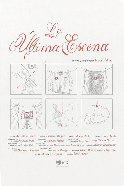 Movie poster for La última escena (2025)