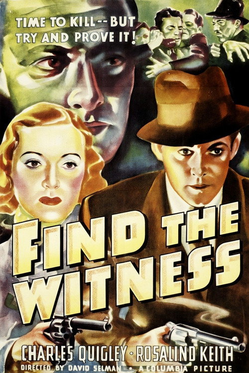 Movie poster for Find the Witness (1937)