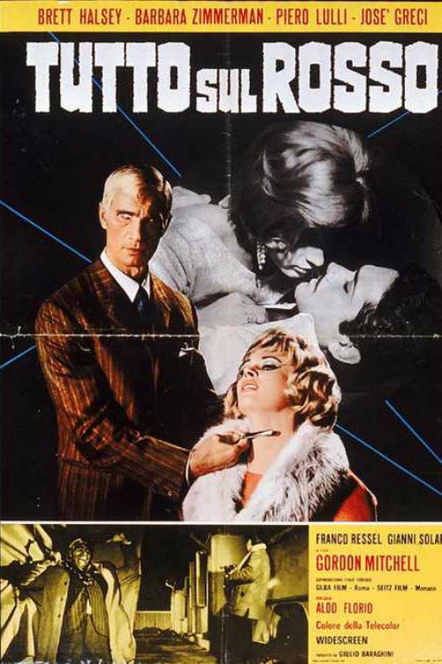 Movie poster for All on the Red (1968)