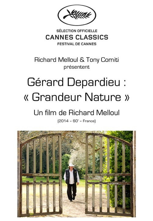Movie poster for Gérard Depardieu, grandeur nature (2015)