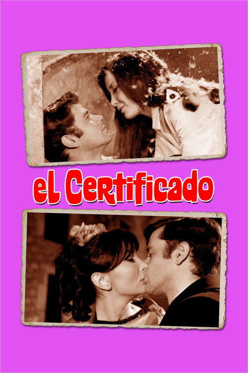 Movie poster for El certificado (1970)