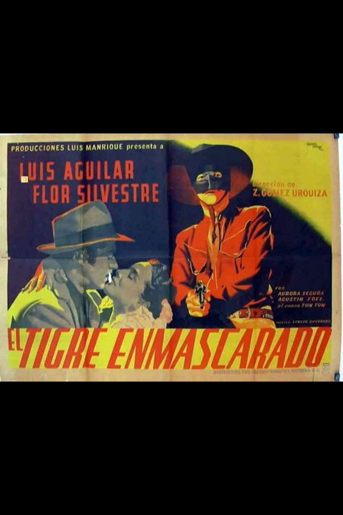 Movie poster for El tigre enmascarado (1951)