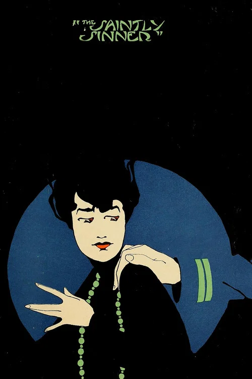 Movie poster for The Saintly Sinner (1917)