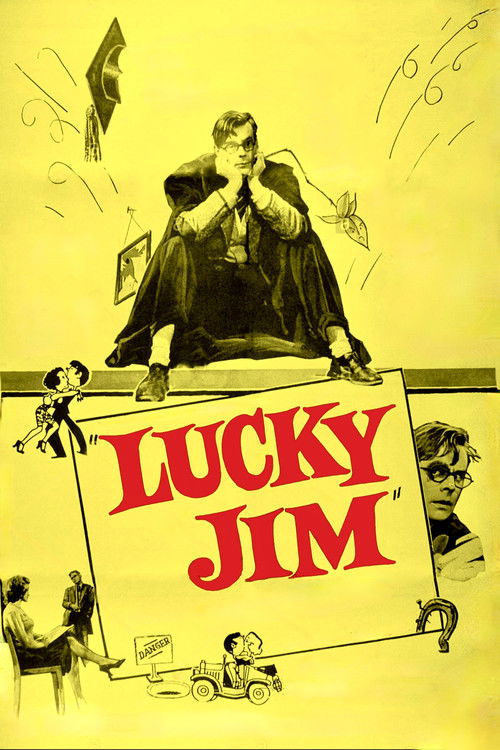 Movie poster for Lucky Jim (1957)