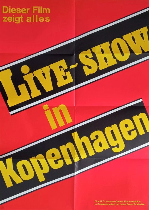 Movie poster for Live-Show in Kopenhagen (1974)