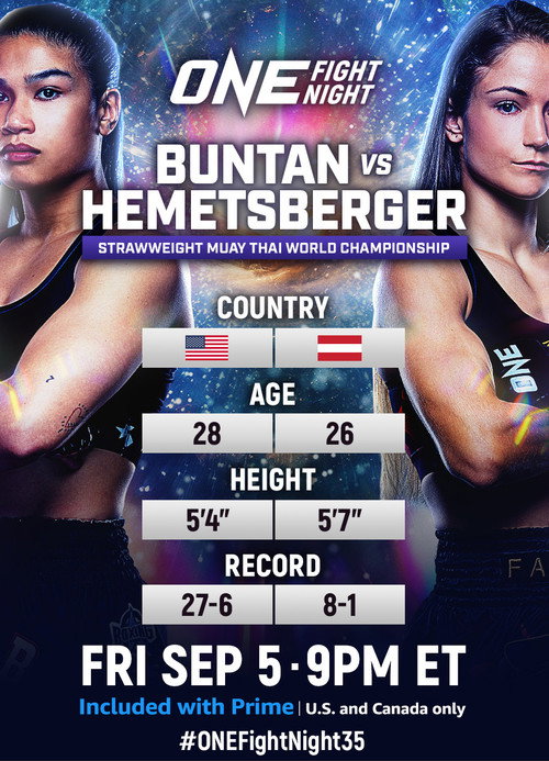 Movie poster for ONE Fight Night 35: Buntan vs. Hemetsberger (2025)