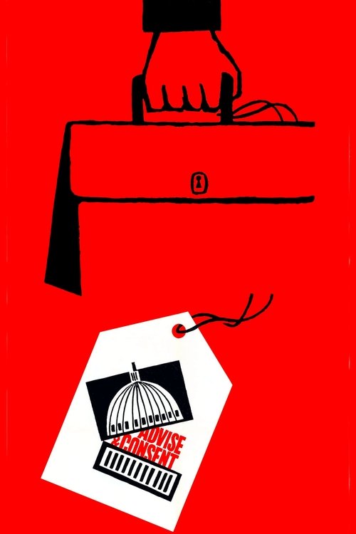 Movie poster for Advise & Consent (1962)