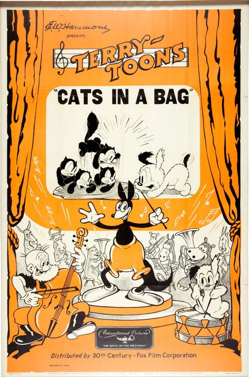 Movie poster for Cats in a Bag (1936)