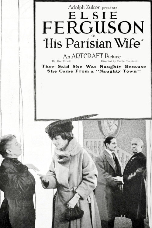 Movie poster for His Parisian Wife (1919)