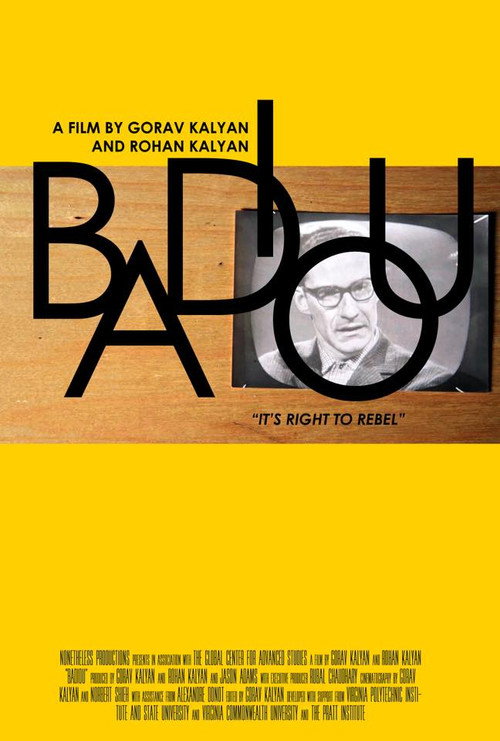 Movie poster for Badiou (2018)
