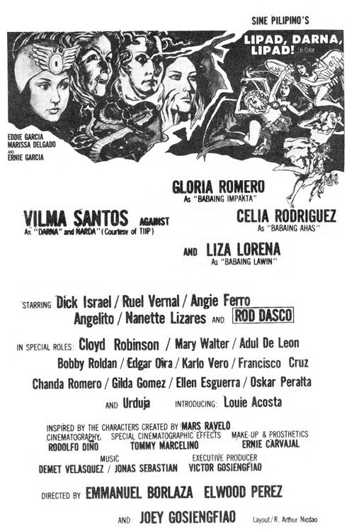 Movie poster for Fly, Darna, Fly! (1973)