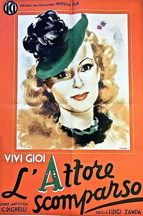 Movie poster for L'attore scomparso (1941)