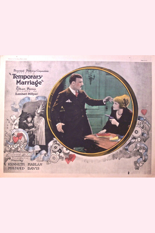 Movie poster for Temporary Marriage (1923)