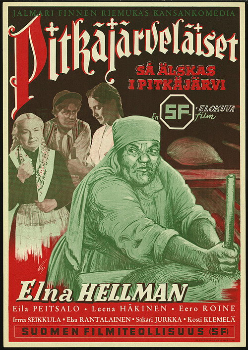 Movie poster for Pitkäjärveläiset (1951)