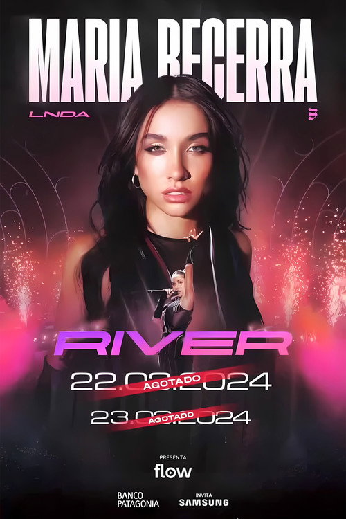 Movie poster for Maria Becerra Live: River (2024)