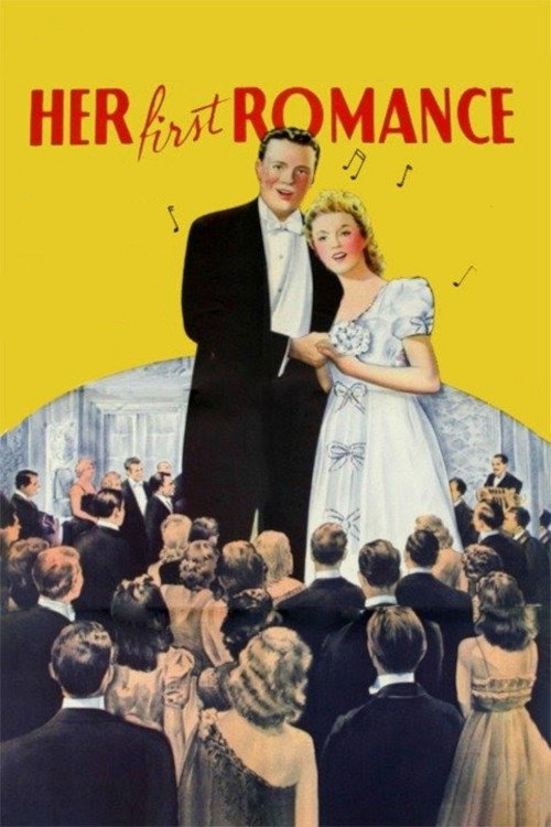 Movie poster for Her First Romance (1940)