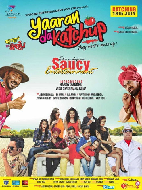 Movie poster for Yaaran Da Katchup (2014)