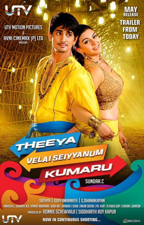 Movie poster for Theeya Velai Seiyyanum Kumaru (2013)