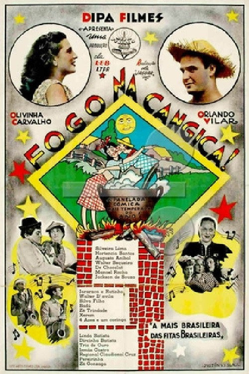 Movie poster for Fogo na Canjica (1948)
